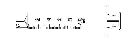 10ml enteral sterile safety syringe