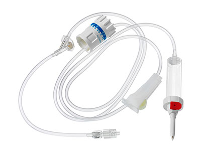 Gravity infusion set